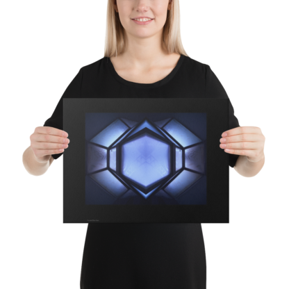 Frosted Blue Gem  | Canvas Art Print - Image 4