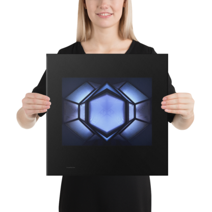 Frosted Blue Gem  | Canvas Art Print - Image 5