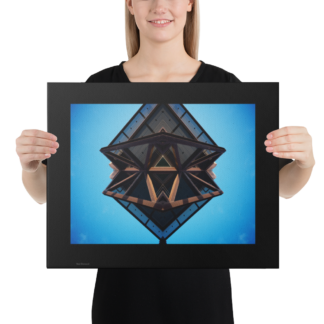 Steel Diamond | Canvas Art Print
