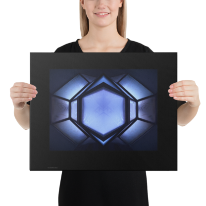 Frosted Blue Gem  | Canvas Art Print - Image 6