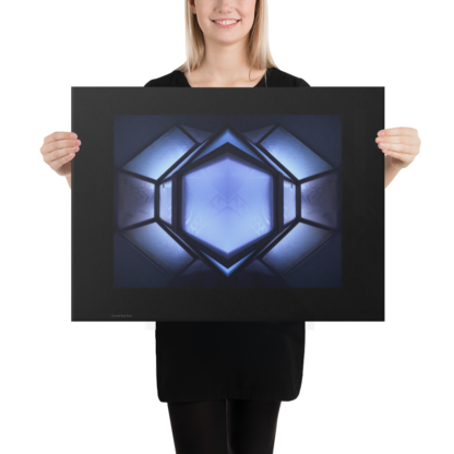 Frosted Blue Gem  | Canvas Art Print - Image 7