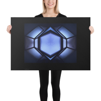 Frosted Blue Gem  | Canvas Art Print