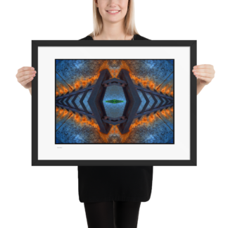 Rust Bat | Framed Art Print