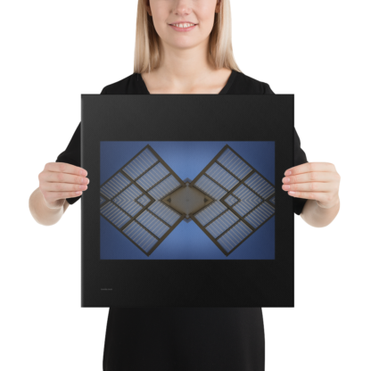 Satellite Moth  | Canvas Art Print - Image 4