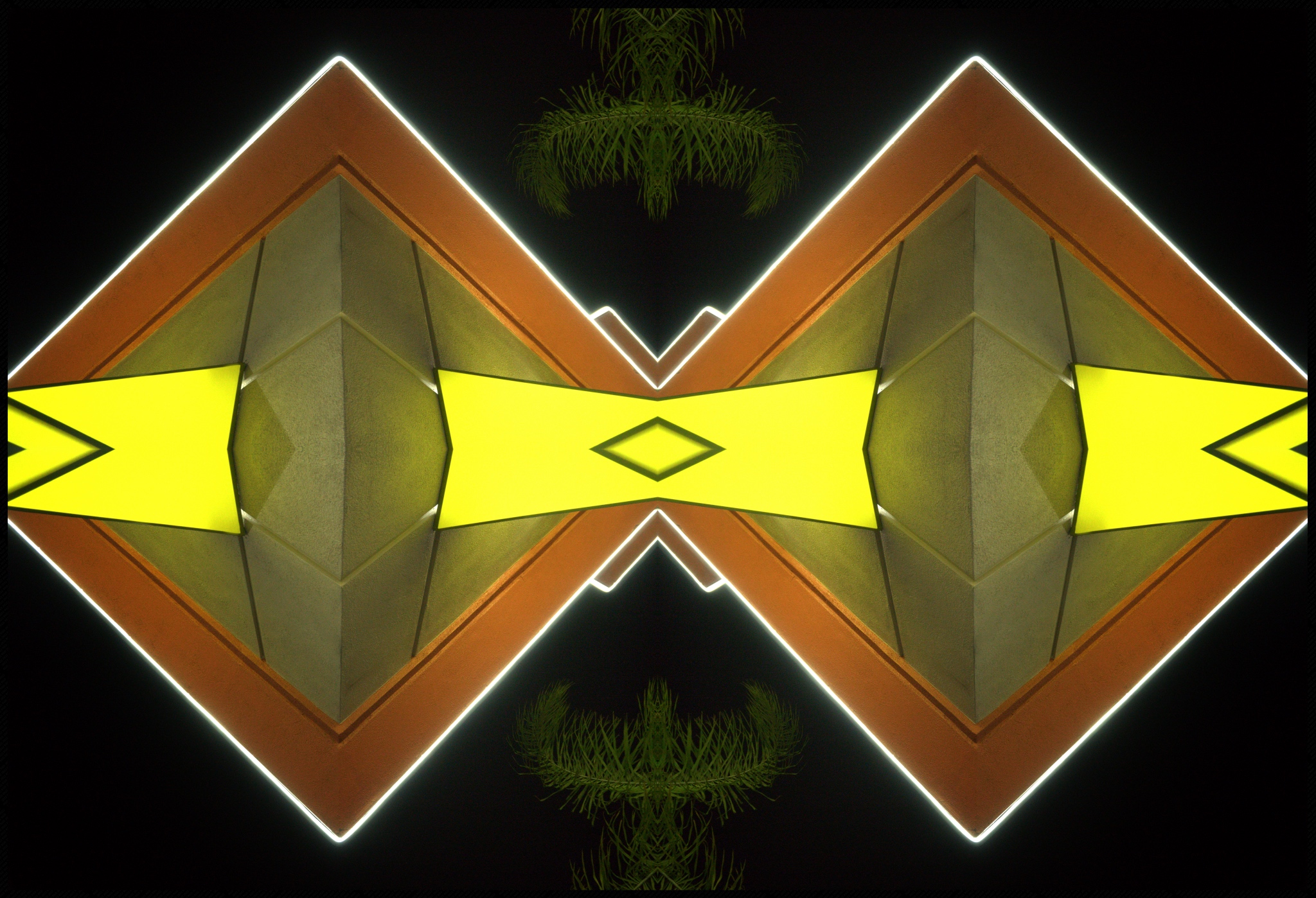 Orange Neon Double Diamond