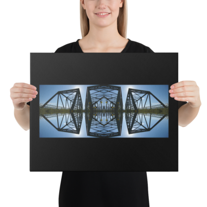 Sunflower Bridge | Canvas Art Print - Image 4
