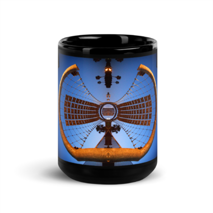 Slingshot    |  Black Ceramic Coffee Mug  