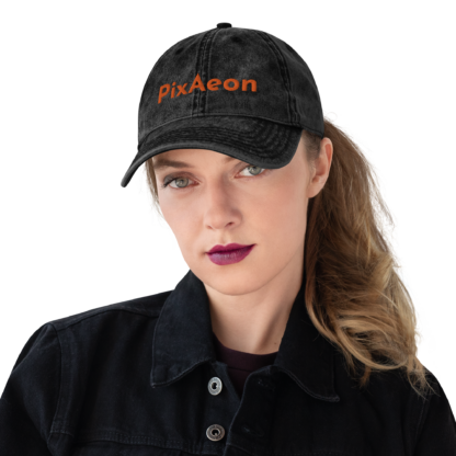 PixAeon Logo | Cotton Twill Cap - Image 43